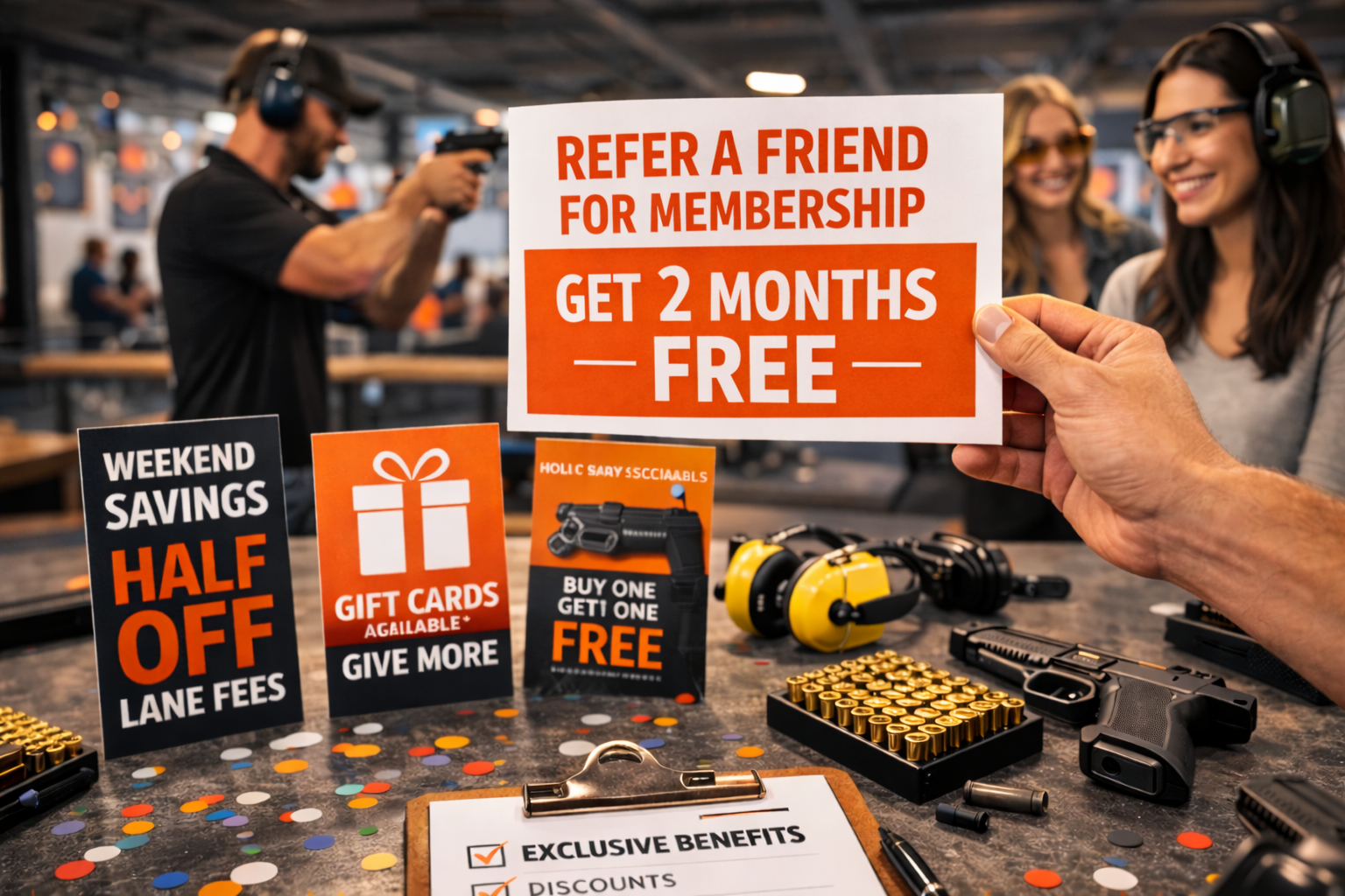 Year round range promotions